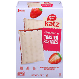 Katz Gluten Free - Straw Toaster Pastry - Cs Of 6-8 Oz Katz Gluten Free - Straw Toaster Pastry - Cs Of 6-8 Oz