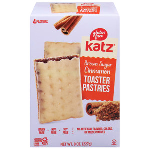 Katz Gluten Free - Cinn Sgr Toaster Pastry - Cs Of 6-8 Oz Katz Gluten Free - Cinn Sgr Toaster Pastry - Cs Of 6-8 Oz