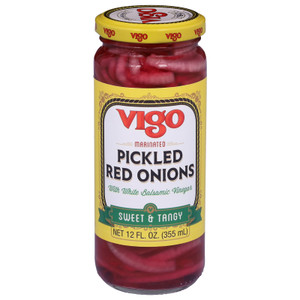 Vigo - Pickled Red Onions - Cs Of 6-12 Fz Vigo - Pickled Red Onions - Cs Of 6-12 Fz