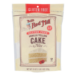 Bob's Red Mill - Cake Mix Vanilla Yellow Gluten Free - Case Of 4-19 Oz Bob's Red Mill - Cake Mix Vanilla Yellow Gluten Free - Case Of 4-19 Oz