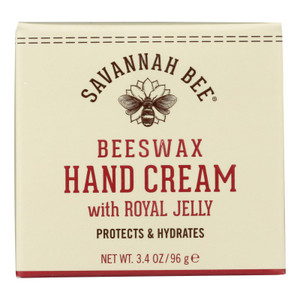 Savannah Bee Hand Cream - Beeswax - Case Of 6 - 3.4 Fl Oz Savannah Bee Hand Cream - Beeswax - Case Of 6 - 3.4 Fl Oz