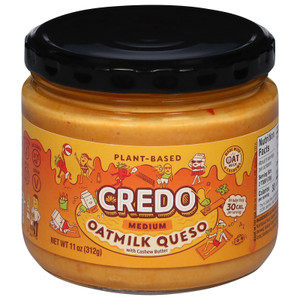 Credo Foods - Dip Df Oatmilk Queso Med - Cs Of 6-11 Oz Credo Foods - Dip Df Oatmilk Queso Med - Cs Of 6-11 Oz