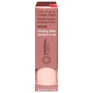 Mineral Fusion - Stain Lip Cheek Rose - Ea Of 1-.1 Fz Mineral Fusion - Stain Lip Cheek Rose - Ea Of 1-.1 Fz