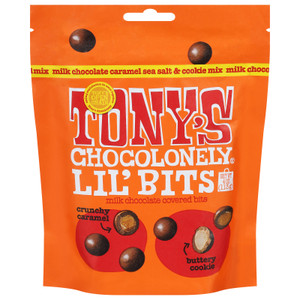 Tony's Chocolonely - Lil Bits Mlk Chc Crml Cky - Cs Of 8-4 Oz Tony's Chocolonely - Lil Bits Mlk Chc Crml Cky - Cs Of 8-4 Oz