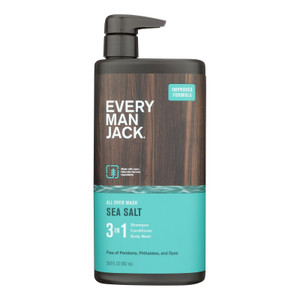 Every Man Jack - All Over Wash 3in1 Ssalt - Ea Of 1-28.8 Fz Every Man Jack - All Over Wash 3in1 Ssalt - Ea Of 1-28.8 Fz
