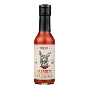 O'brothers Hot Sauce Habanero Pepper Sauce - Case Of 12 - 5 Fz O'brothers Hot Sauce Habanero Pepper Sauce - Case Of 12 - 5 Fz