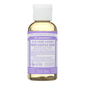 Dr. Bronner's - Castile Liquid Sp Lavender - Case Of 12-2 Fz Dr. Bronner's - Castile Liquid Sp Lavender - Case Of 12-2 Fz