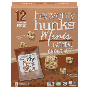 Heavenly Hunks - Ckie Minis Oatml Cho 12ct - Cs Of 6-14.4 Oz Heavenly Hunks - Ckie Minis Oatml Cho 12ct - Cs Of 6-14.4 Oz