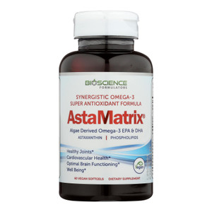 Astamatrix - Algae Omega-3 Epa & Dha - 1 Each -60 Sgel Astamatrix - Algae Omega-3 Epa & Dha - 1 Each -60 Sgel