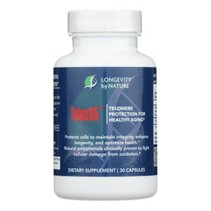 Longevity By Nature - Telos95 Telomere Hlth Sup - 1 Each -30 Cap Longevity By Nature - Telos95 Telomere Hlth Sup - 1 Each -30 Cap