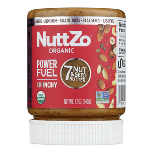 Nuttzo Seven Nut & Seed Butter Power Fuel Crunchy - Case Of 6 - 12 Oz Nuttzo Seven Nut & Seed Butter Power Fuel Crunchy - Case Of 6 - 12 Oz