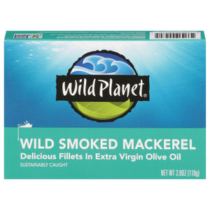 Wild Planet - Mackerel Wild Smoked - Cs Of 12-3.9 Oz Wild Planet - Mackerel Wild Smoked - Cs Of 12-3.9 Oz
