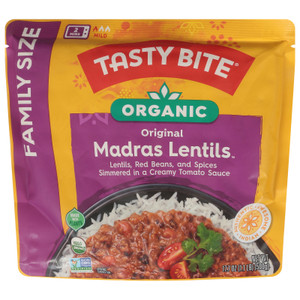 Tasty Bite - Lentil Og2 Madras Fam Sz - Cs Of 6-17.7 Oz Tasty Bite - Lentil Og2 Madras Fam Sz - Cs Of 6-17.7 Oz