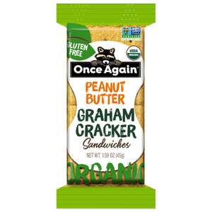 Once Again - Crkr Sndwch Og2 Pbtr Grm - Cs Of 8-1.59 Oz Once Again - Crkr Sndwch Og2 Pbtr Grm - Cs Of 8-1.59 Oz