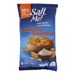 Saltme! - Potato Chips Ched Sr Cream - Case Of 12-5 Oz Saltme! - Potato Chips Ched Sr Cream - Case Of 12-5 Oz