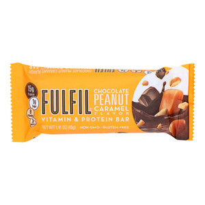 Fulfil - Protein Bar Chocolate Peanut Caramel - Case Of 12-1.41 Oz Fulfil - Protein Bar Chocolate Peanut Caramel - Case Of 12-1.41 Oz