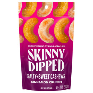 Skinnydipped - Cashews Cinn Crunch - Cs Of 10-4 Oz Skinnydipped - Cashews Cinn Crunch - Cs Of 10-4 Oz