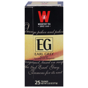Wissotzky - Tea Earl Gray Black - Case Of 12 - 25 Bag Wissotzky - Tea Earl Gray Black - Case Of 12 - 25 Bag