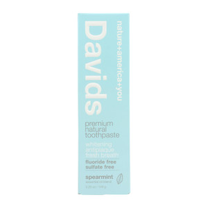 Davids - Toothpaste Natural Spearmint - 1 Each-5.25 Oz Davids - Toothpaste Natural Spearmint - 1 Each-5.25 Oz