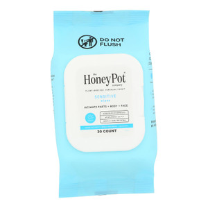 The Honey Pot - Wipes Intimate Sensitive - Ea Of 1-30 Ct The Honey Pot - Wipes Intimate Sensitive - Ea Of 1-30 Ct