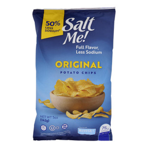 Saltme! - Potato Chips Original - Case Of 12-5 Oz Saltme! - Potato Chips Original - Case Of 12-5 Oz