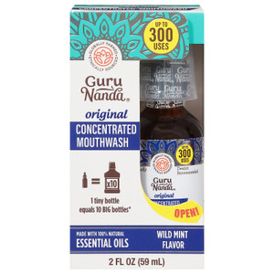 Gurunanda - Mouthwash Wld Mint Conc - Ea Of 1-2 Oz Gurunanda - Mouthwash Wld Mint Conc - Ea Of 1-2 Oz