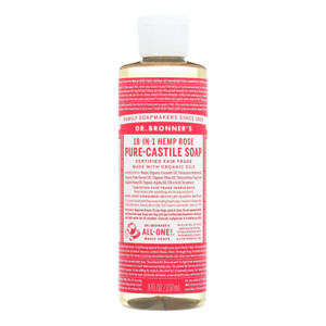 Dr. Bronner's - Castile Liquid Sp Rose - 1 Each-8 Fz Dr. Bronner's - Castile Liquid Sp Rose - 1 Each-8 Fz