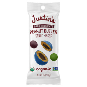 Justin's - Dark Choc Og2 Pbtr Pieces - Cs Of 12-1.5 Oz Justin's - Dark Choc Og2 Pbtr Pieces - Cs Of 12-1.5 Oz
