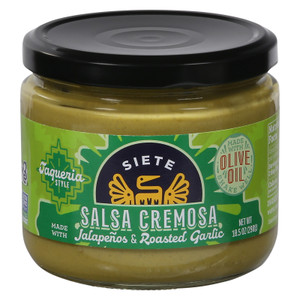 Siete - Salsa Cremosa Jalapeno - Cs Of 6-10.5 Oz Siete - Salsa Cremosa Jalapeno - Cs Of 6-10.5 Oz