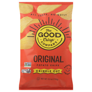 The Good Crisp Company - Pot Chp Crinkle Original - Cs Of 12-5.5 Oz The Good Crisp Company - Pot Chp Crinkle Original - Cs Of 12-5.5 Oz