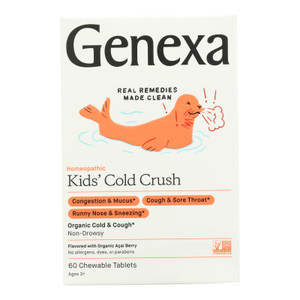 Genexa Children's Cold Crush - 1 Each - 60 Tab Genexa Children's Cold Crush - 1 Each - 60 Tab