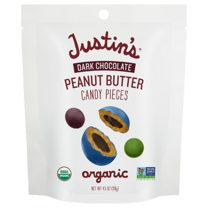 Justin's - Dark Choc Og2 Pbtr Pieces - Cs Of 6-4.5 Oz Justin's - Dark Choc Og2 Pbtr Pieces - Cs Of 6-4.5 Oz