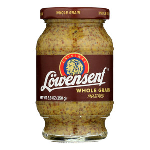 Lowensenf Whole Grain Mustard - Case Of 6 - 8.8 Oz Lowensenf Whole Grain Mustard - Case Of 6 - 8.8 Oz