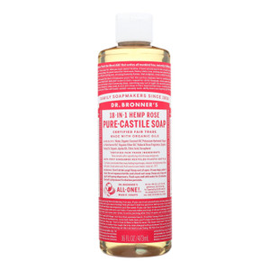 Dr. Bronner's - Castile Liquid Sp Rose - 1 Each-16 Fz Dr. Bronner's - Castile Liquid Sp Rose - 1 Each-16 Fz