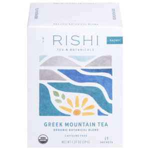 Rishi - Tea Og2 Greek Mountain - Cs Of 6-15 Ct Rishi - Tea Og2 Greek Mountain - Cs Of 6-15 Ct