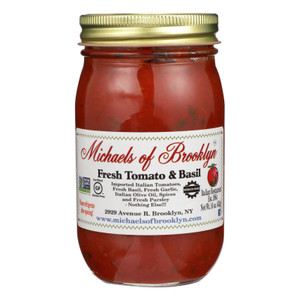 Michael's Of Brooklyn - Sauce Tomato Basil - Case Of 6 - 16 Oz Michael's Of Brooklyn - Sauce Tomato Basil - Case Of 6 - 16 Oz