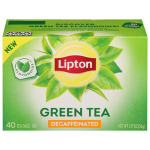 Lipton - Tea Green Decaffeinated - Cs Of 6-40 Ct Lipton - Tea Green Decaffeinated - Cs Of 6-40 Ct