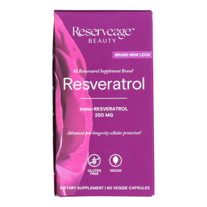 Reserveage Nutrition - Supp Resveratrol.250 Mg - 1 Each-60 Vcap Reserveage Nutrition - Supp Resveratrol.250 Mg - 1 Each-60 Vcap