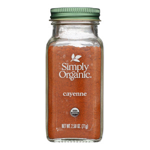 Simply Organic - Cayenne Pepper Og2 - Cs Of 6-2.5 Oz Simply Organic - Cayenne Pepper Og2 - Cs Of 6-2.5 Oz