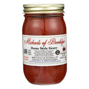 Michael's Of Brooklyn - Sauce Home Style Gravy - Case Of 6 - 16 Oz Michael's Of Brooklyn - Sauce Home Style Gravy - Case Of 6 - 16 Oz