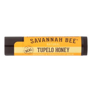 Savannah Bee Lip Balm - Tupelo Honey - Case Of 36 - .15 Oz Savannah Bee Lip Balm - Tupelo Honey - Case Of 36 - .15 Oz