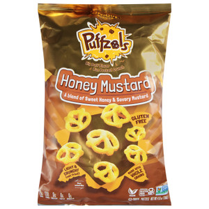 Unique Pretzels - Puffzels Honey Mustard - Cs Of 6-4.8 Oz Unique Pretzels - Puffzels Honey Mustard - Cs Of 6-4.8 Oz