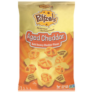 Unique Pretzels - Puffzels Aged Cheddar - Cs Of 6-4.8 Oz Unique Pretzels - Puffzels Aged Cheddar - Cs Of 6-4.8 Oz