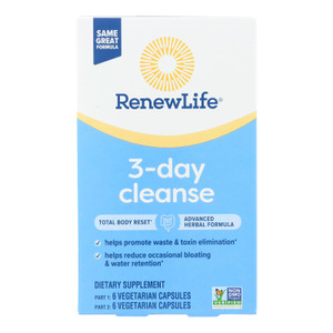 Renew Life - Cleanse 3 Day Total - Ea Of 1-12 Ct Renew Life - Cleanse 3 Day Total - Ea Of 1-12 Ct