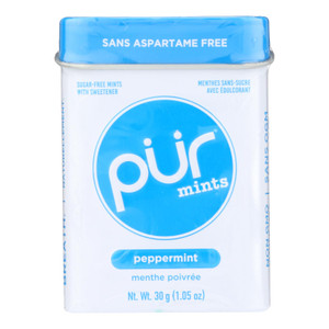 Pur Mint - Mints Peppermint - Cs Of 12-1.05 Oz Pur Mint - Mints Peppermint - Cs Of 12-1.05 Oz