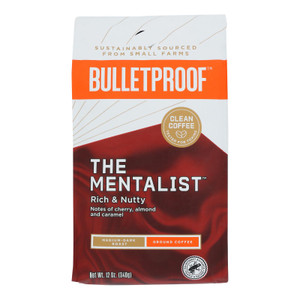 Bulletproof Coffee - The Mentalist Ground - Case Of 6 - 12 Oz. Bulletproof Coffee - The Mentalist Ground - Case Of 6 - 12 Oz.