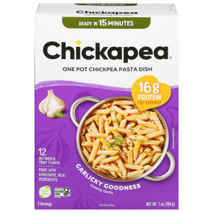 Chickapea Pasta - Chkp Psta 1 Pot Crmy Gar - Cs Of 6-7 Oz Chickapea Pasta - Chkp Psta 1 Pot Crmy Gar - Cs Of 6-7 Oz