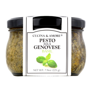 Cucina And Amore - Pesto - Alla Genovese Basil - Case Of 6 - 7.9 Fl Oz. Cucina And Amore - Pesto - Alla Genovese Basil - Case Of 6 - 7.9 Fl Oz.
