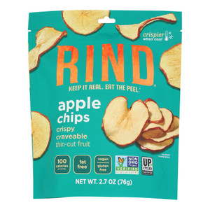 Rind Snacks - Fruit Chips Apple - Cs Of 6-2.7 Oz Rind Snacks - Fruit Chips Apple - Cs Of 6-2.7 Oz