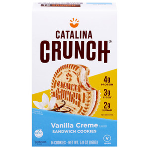 Catalina Crunch - Cky Sndwch Vanilla Creme - Cs Of 6-5.9 Oz Catalina Crunch - Cky Sndwch Vanilla Creme - Cs Of 6-5.9 Oz